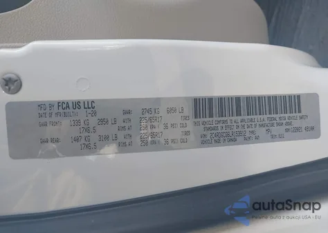 2020 Dodge Grand Caravan Sxt z USA, uszkodzony, nr VIN 2C4RDGCG6LR153912